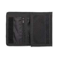 Online Portafoglio in tessuto nero con chiusura a strappo e logo rosso Corse Zaini Sportivi