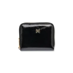 Outlet Portafoglio nero con zip da Donna Donna Portafogli Donna