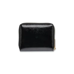 Outlet Portafoglio nero con zip da Donna Donna Portafogli Donna