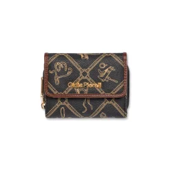 Online Portafoglio nero da Donna con stampa Donna Portafogli Donna