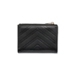 Sale Portafoglio nero da Donna con logo in metallo Donna Portafogli Donna