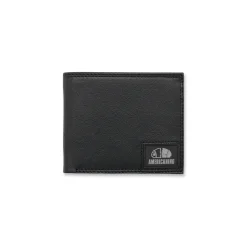 Portafoglio nero da uomo in pelle con doppio scomparto Uomo Portafogli Uomo|Accessori Cerimonia Uomo