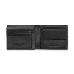 Sale Portafoglio Nero da Uomo in pelle con doppio scomparto Uomo Portafogli Uomo|Accessori Cerimonia Uomo