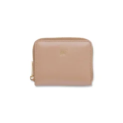 Outlet Portafoglio taupe con zip da Donna Donna Portafogli Donna