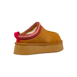 Online Sabot imbottite con suola platform da donna effetto scamosciato ocra Donna Stivaletti Donna|Stivaletti Cozy Boots Donna