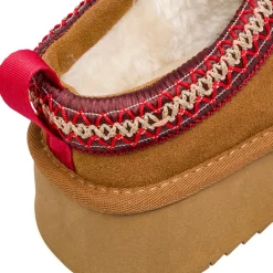 Online Sabot imbottite con suola platform da donna effetto scamosciato ocra Donna Stivaletti Donna|Stivaletti Cozy Boots Donna