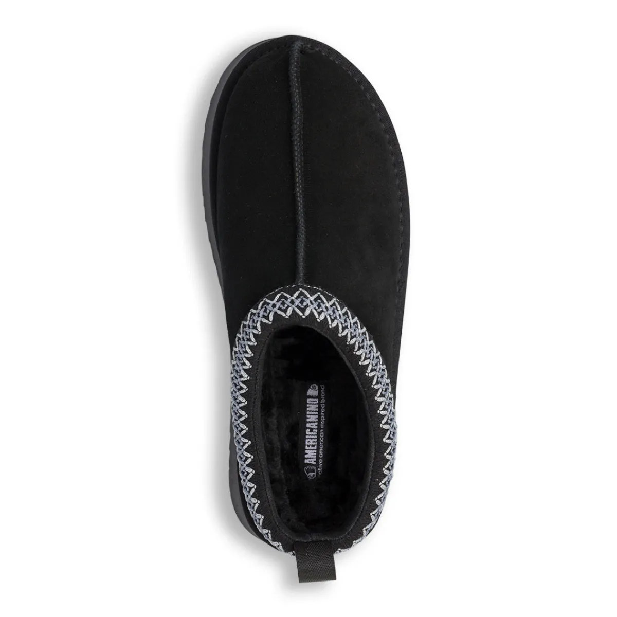 Clearance Sabot imbottite da Donna con suola platform effetto scamosciato nero Donna Stivaletti Donna|Stivaletti Cozy Boots Donna