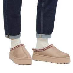 Discount Sabot imbottite da donna khaki con dettaglio cucitura Donna Stivaletti Donna|Stivaletti Cozy Boots Donna