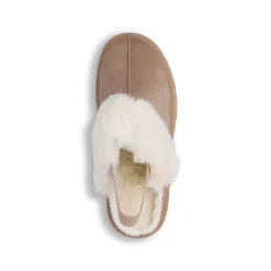 Clearance Sabot imbottite effetto scamosciato beige da Donna Donna Ciabatte Donna|Stivaletti Cozy Boots Donna