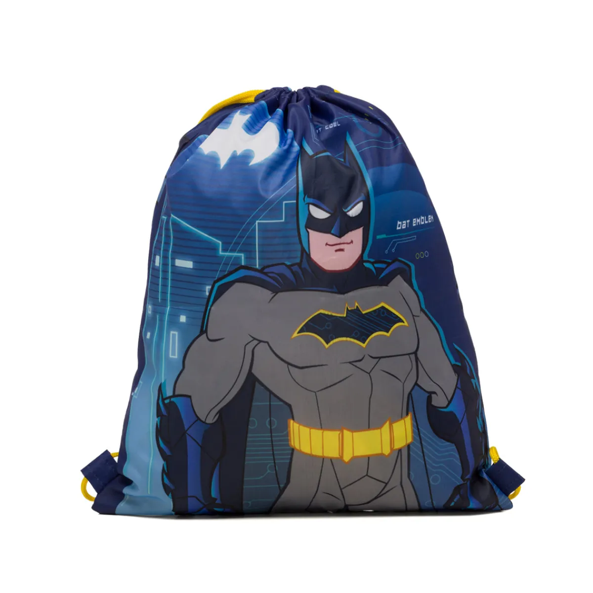 Clearance Sacca portatutto blu con stampa Bambino Zaini E Astucci