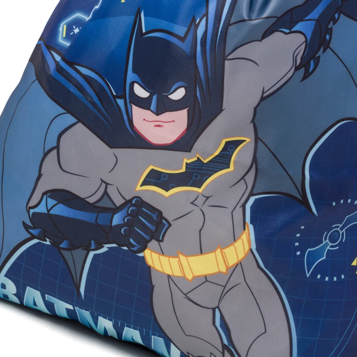 Clearance Sacca portatutto blu con stampa Bambino Zaini E Astucci