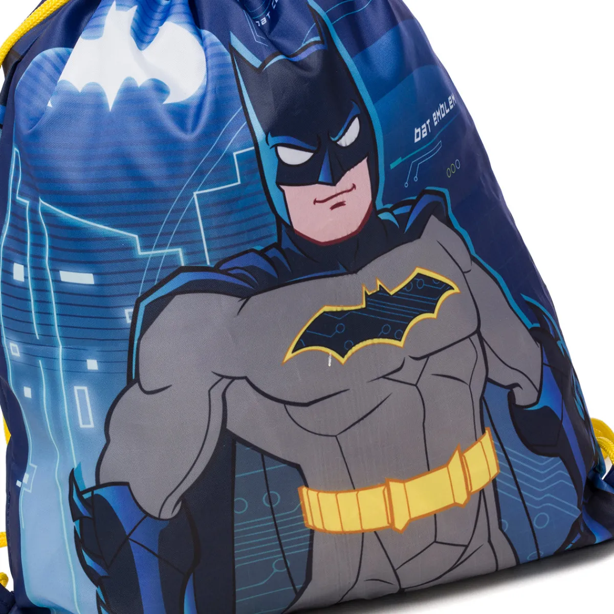 Clearance Sacca portatutto blu con stampa Bambino Zaini E Astucci