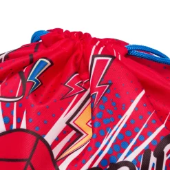 Discount Sacca portatutto rossa con stampa Bambino Zaini E Astucci