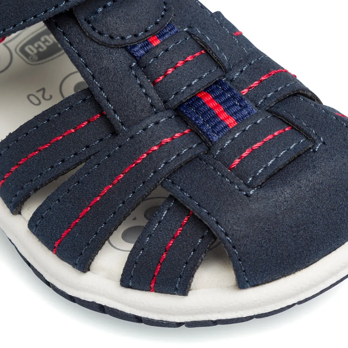 New Sandali bambino primi passi con dettagli rossi Fado Bambino Scarpe Da Cerimonia Bambino|Primi Passi Bambino