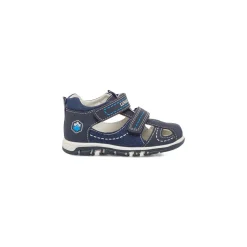 Sale Sandali bambino primi passi blu navy con logo Billy Bambino Scarpe Con Strappo Bambino|Primi Passi Bambino