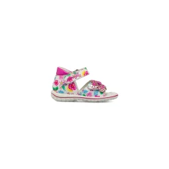 Outlet Sandali bianchi da Bambina Primi Passi con dettaglio fiore Bambino Primi Passi Bambina