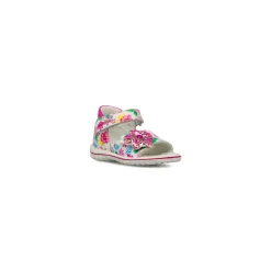 Outlet Sandali bianchi da Bambina Primi Passi con dettaglio fiore Bambino Primi Passi Bambina