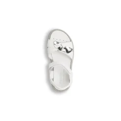 Best Sandali bianchi da Ragazza con dettaglio fiocco Bambino Scarpe Da Cerimonia Bambina