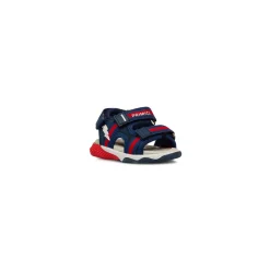Sale Sandali blu da Bambino Primi Passi con dettagli Rossi Bambino Scarpe Con Strappo Bambino|Primi Passi Bambino