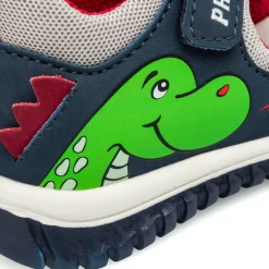 Discount Sandali Blu da Bambino Primi Passi con simpatico dinosauro Bambino Primi Passi Bambino