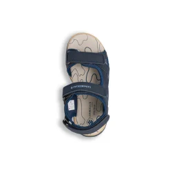 Best Sandali Blu da Ragazzo con sottopiede in Pelle e logo Bambino Scarpe Da Cerimonia Bambino|Scarpe Ragazzo