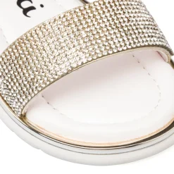 Sale Sandali da bambina oro con strass gioiello Bambino Scarpe Da Cerimonia Bambina