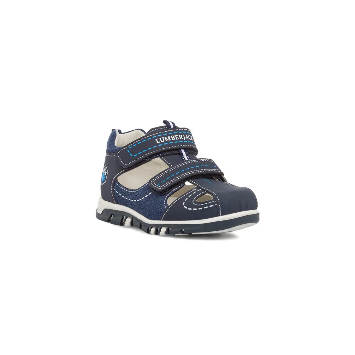 Discount Sandali da bambino blu navy con logo Billy Bambino Scarpe Con Strappo Bambino