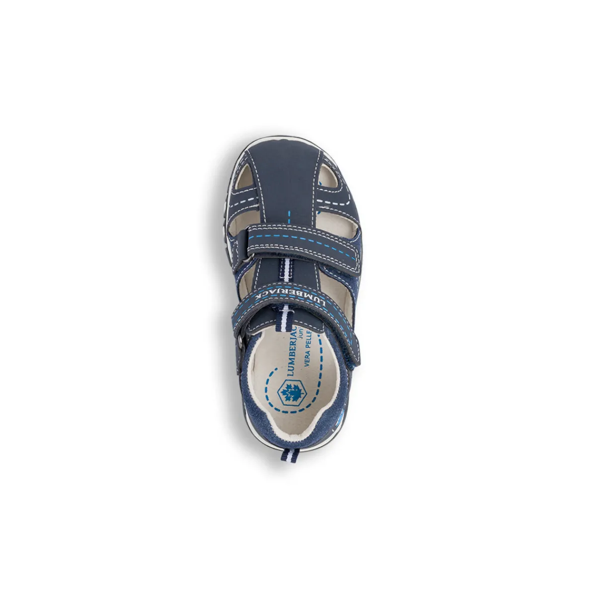 Discount Sandali da bambino blu navy con logo Billy Bambino Scarpe Con Strappo Bambino
