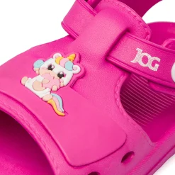 Sandali Fucsia con unicorno e stelle da Bambina Bambino Ciabatte Bambina