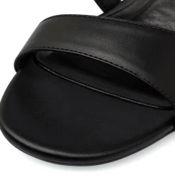 Sale Sandali Neri da Donna con tacco a colonna 5,5 cm Donna Scarpe Eleganti|Scarpe Cerimonia Donna