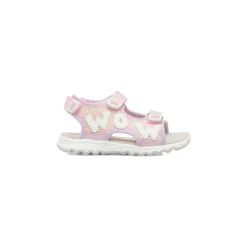 Discount Sandali Rosa da Bambina con chiusura a strappo Bambino Scarpe Da Cerimonia Bambina|Scarpe Con Strappo Bambina