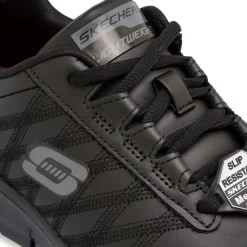 Sale Scarpe antinfortunistiche nere da Donna in pelle Work Fashion Fit Donna Scarpe Per Camminare|Scarpe Comfort