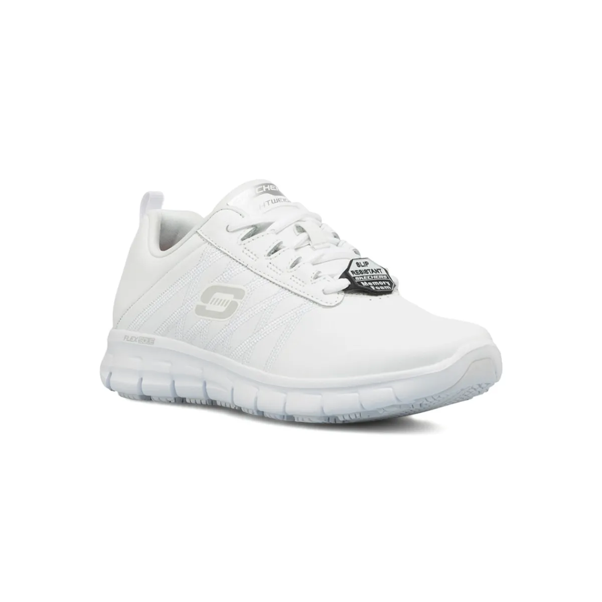 Clearance Scarpe antinfortunistiche bianche da Donna in memory foam Slip Resistant Work Donna Scarpe Per Camminare|Scarpe Comfort