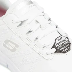 Clearance Scarpe antinfortunistiche bianche da Donna in memory foam Slip Resistant Work Donna Scarpe Per Camminare|Scarpe Comfort