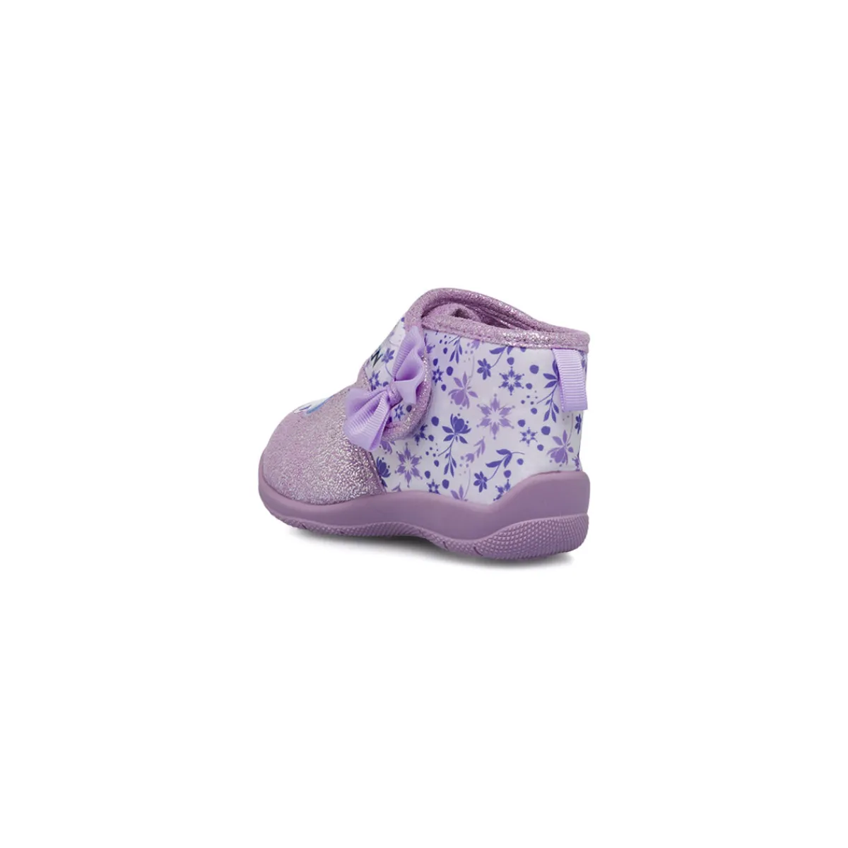 New Scarpe Antiscivolo viola glitterate da Bambina con fiocco Bambino Ciabatte Bambina|Scarpe Con Strappo Bambina