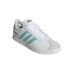 Scarpe Bianche con strisce turchesi x Mercedes-AMG Petronas F1 Team VL Court Sneakers|Scarpe Sportive