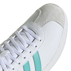 Scarpe Bianche con strisce turchesi x Mercedes-AMG Petronas F1 Team VL Court Sneakers|Scarpe Sportive