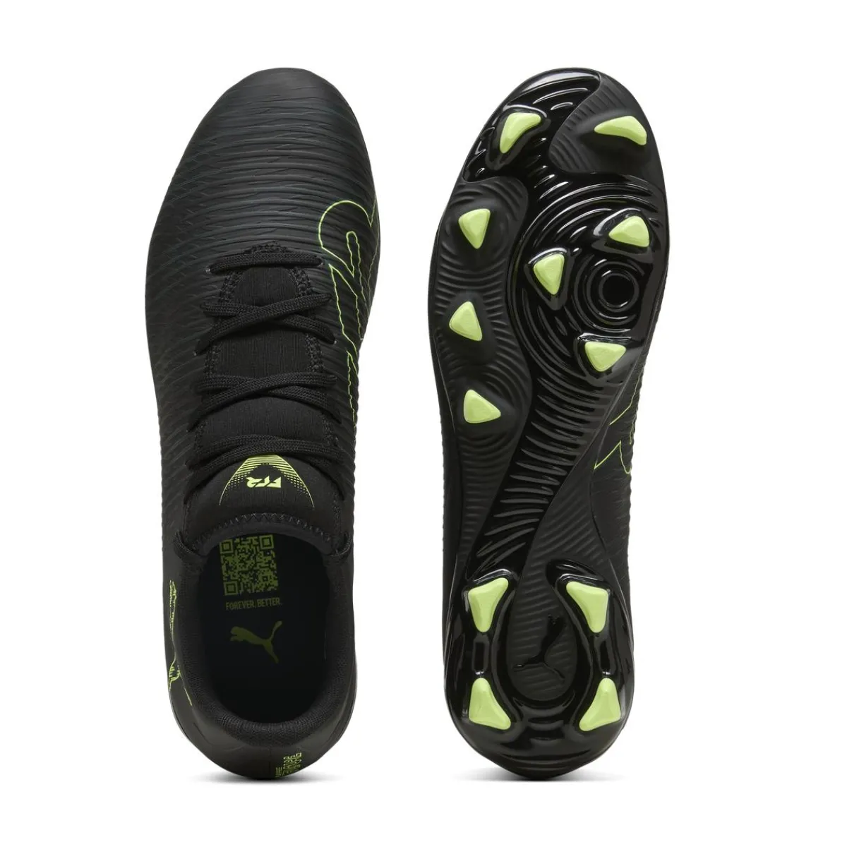 Online Scarpe Calcio Nere da Uomo con inserti fluo Future 8 Play FG/AG Scarpe Da Calcio