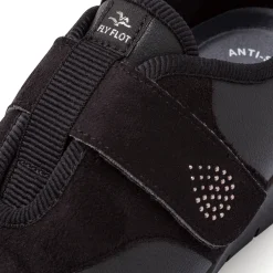 Hot Scarpe con zeppa da Donna nere con cinturino Donna Mocassini Donna