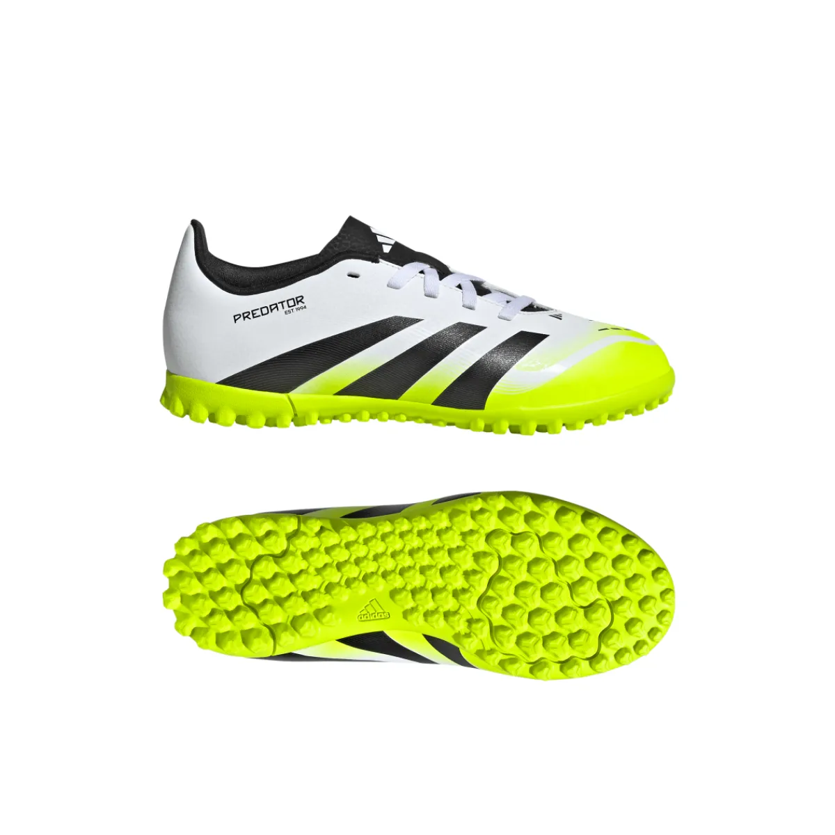 Discount Scarpe da Calcetto Bianche e Giallo da Bambino Predator Club TF Bambino Scarpe Da Calcio|Scarpe Da Calcio Bambino