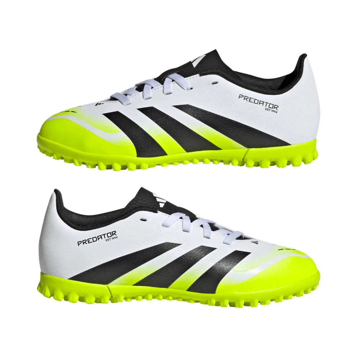 Discount Scarpe da Calcetto Bianche e Giallo da Bambino Predator Club TF Bambino Scarpe Da Calcio|Scarpe Da Calcio Bambino