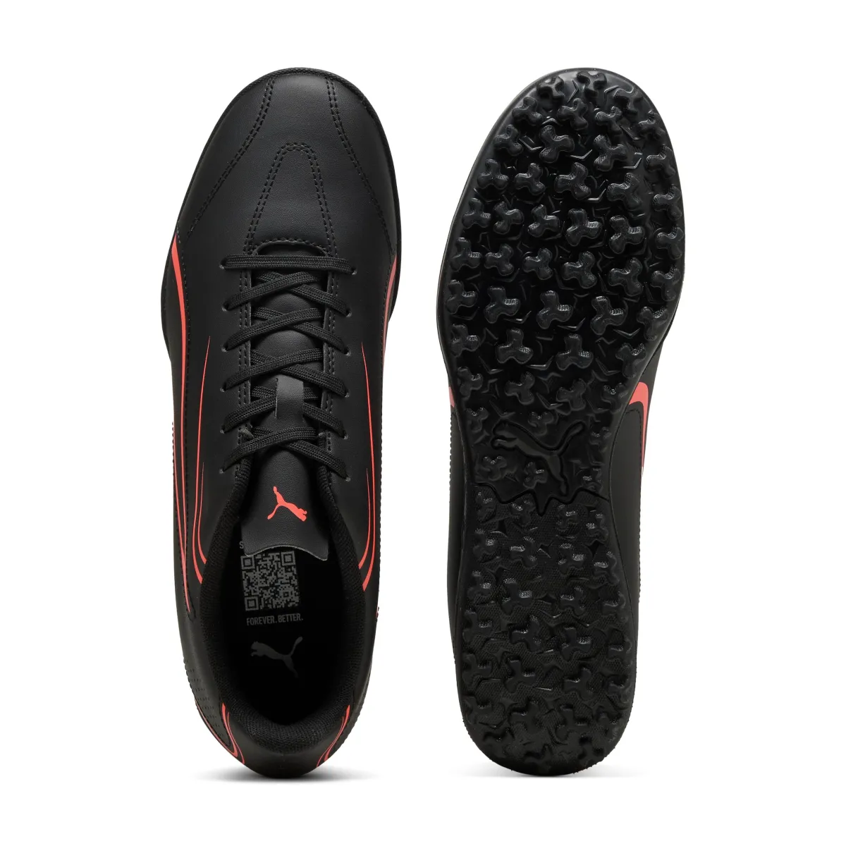 Online Scarpe da calcetto da uomo Vitoria nere con logo arancione Uomo Scarpe Da Calcio|Scarpe Da Calcio Uomo