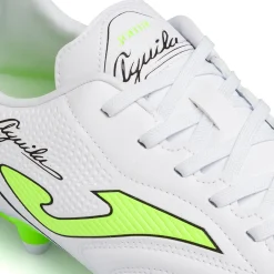 Outlet Scarpe da Calcio bianche con dettagli giallo fluo Uomo Scarpe Da Calcio|Scarpe Da Calcio Uomo