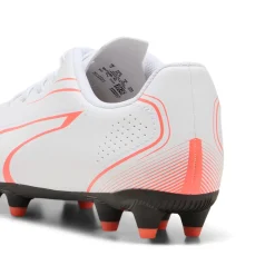 Scarpe da calcio da ragazzo bianche con logo arancione Vitoria Bambino Scarpe Da Calcio|Scarpe Ragazzo