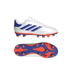 Hot Scarpe da calcio da ragazzo bianche con dettagli blu e arancioni Copa Pure 2 Club FXG Bambino Scarpe Da Calcio|Scarpe Ragazzo