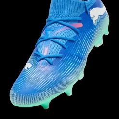 Outlet Scarpe da calcio per terreni duri da uomo blu e azzurre Future 7 Uomo Scarpe Da Calcio|Scarpe Da Calcio Uomo
