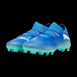 Scarpe da calcio per terreni duri da uomo blu e azzurre Future 7 Uomo Scarpe Da Calcio|Scarpe Da Calcio Uomo