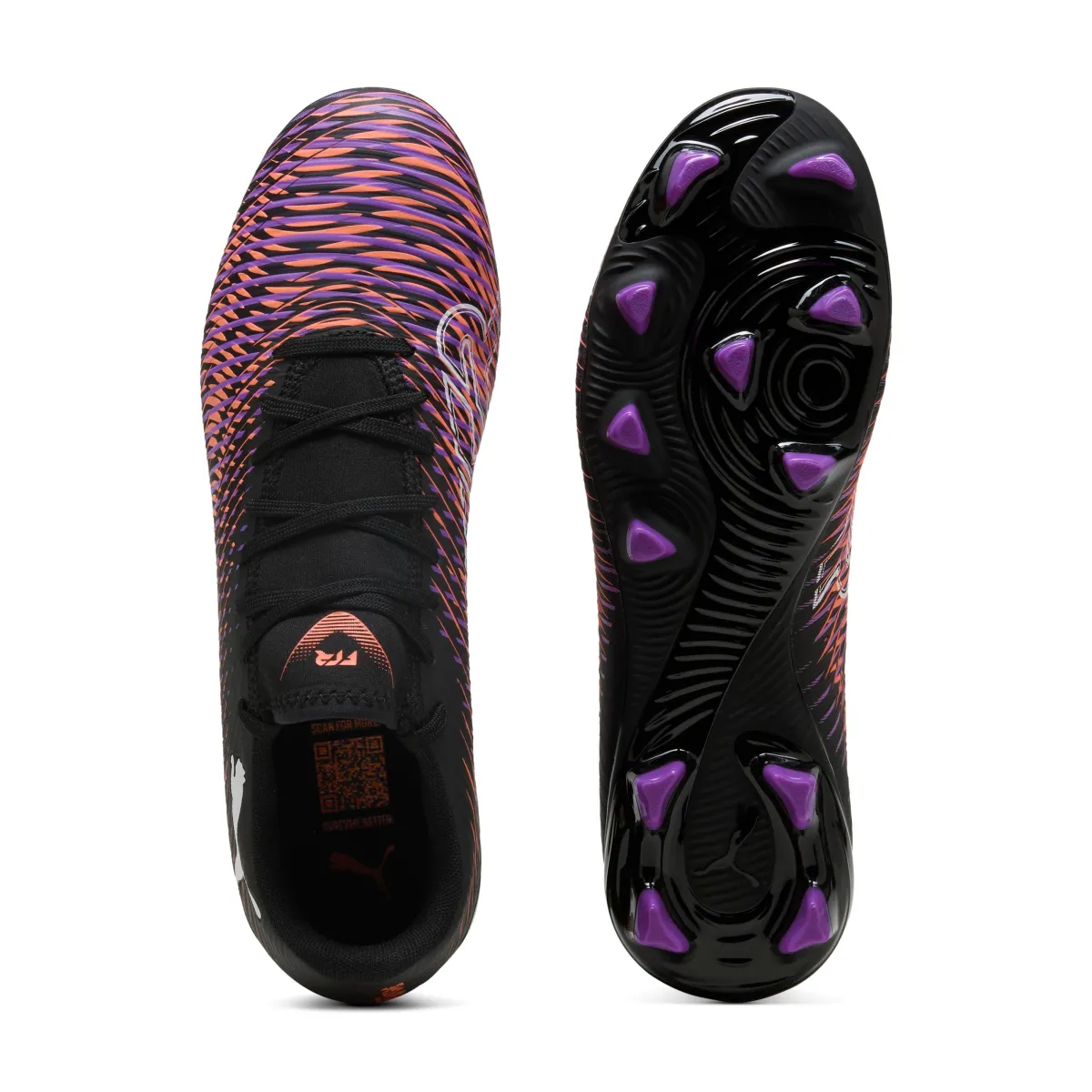 Clearance Scarpe da calcio Future 8 Play da uomo nere e rosa per terreni erbosi Uomo Scarpe Da Calcio|Scarpe Da Calcio Uomo