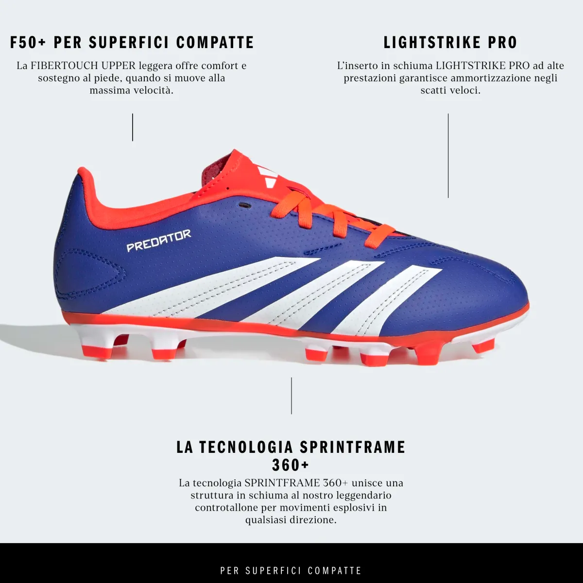 Clearance Scarpe da calcio ragazzo blu rosse PREDATOR CLUB FXG Bambino Scarpe Da Calcio|Scarpe Ragazzo