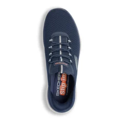 Sale Scarpe da ginnastica da uomo blu con memory foam Summits Slip-ins Uomo Scarpe Per Camminare|Scarpe Da Running